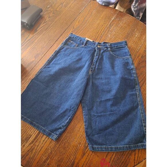 New Vintage Size 34 Harlem Express Jeans Cotton Denim Blue Jean Shorts NWT - Picture 2 of 6